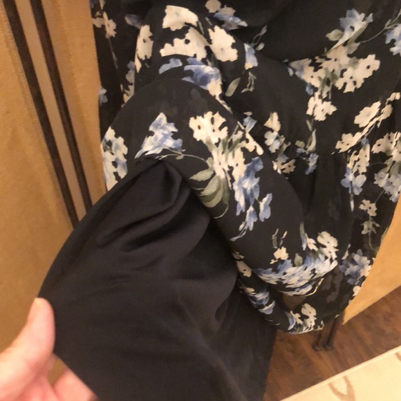 H&M boho navy/flower dress - Picture 6 of 7